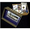 Image 2 : NAVY WWII TYPE OLD STYLE BOX WITH OLD COIN COLLECTION