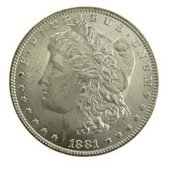 1881-O MORGAN SILVER DOLLAR #41 BRILLIANT UNCIRCULATED