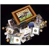 RACETRACK BETTING BOX WITH OLD COIN COLLECTION