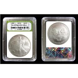 2006 SLABBED SILVER AMERICAN EAGLE HIGHEST GRADE