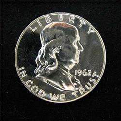 1962 PROOF SILVER FRANKLIN HALF DOLLAR