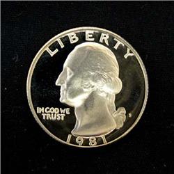 1981-S PROOF WASHINGTON QUARTER