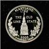 Image 1 : 2000-S PROOF MARYLAND WASHINGTON QUARTER