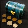 Image 1 : COIN COLLECTION FOUND IN SMALL TREASURE BOX