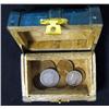 Image 4 : COIN COLLECTION FOUND IN SMALL TREASURE BOX