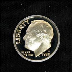 1988-S PROOF ROOSEVELT DIME