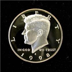 1998-S PROOF KENNEDY HALF DOLLAR