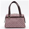 Image 1 : Louis Vuitton Pink Monogram Mini Lin Canvas Leather Josephine PM Handbag