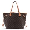 Image 2 : Louis Vuitton Brown Monogram Canvas Leather Neverfull MM Tote Bag