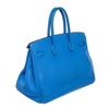 Image 4 : Hermes Blue Toge Leather Birkin 35cm Shoulder Bag