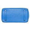 Image 5 : Hermes Blue Toge Leather Birkin 35cm Shoulder Bag