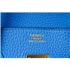 Image 9 : Hermes Blue Toge Leather Birkin 35cm Shoulder Bag