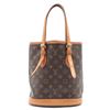 Image 2 : Louis Vuitton Brown Monogram Canvas Leather Bucket PM Bag