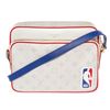 Image 1 : Louis Vuitton x NBA White Monogram Canvas Leather Nil PM Crossbody Bag