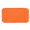 Image 4 : Hermes Orange Togo Leather Candy Birkin 35 cm Handbag