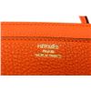 Image 6 : Hermes Orange Togo Leather Candy Birkin 35 cm Handbag