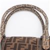 Image 6 : Fendi Brown Zucca Canvas Leather B Mix Boston Handbag 8BL095