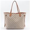 Image 2 : Louis Vuitton Damier Azur Canvas Leather Neverfull MM Tote Bag