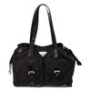 Image 1 : Prada Black Tessuto Nylon Two-Pocket Tote Bag