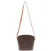 Image 1 : Louis Vuitton Brown Monogram Canvas Leather Drouot Crossbody Bag