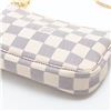 Image 3 : Louis Vuitton Damier Azur Canvas Leather Mini Pochette Accessories Bag