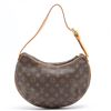 Image 2 : Louis Vuitton Brown Monogram Canvas Leather Croissant MM Bag