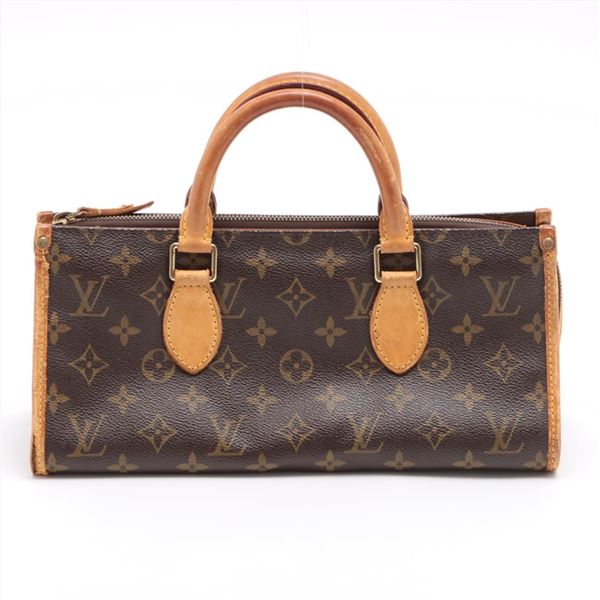 Louis Vuitton Brown Monogram Canvas Leather Popincourt Long Handbag