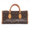 Image 1 : Louis Vuitton Brown Monogram Canvas Leather Popincourt Long Handbag