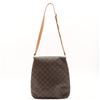 Image 2 : Louis Vuitton Brown Monogram Canvas Leather Musette Salsa GM Short Shoulder Stra