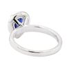 Image 3 : 1.16 ctw Sapphire and Diamond Ring - Platinum