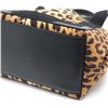 Image 3 : Balenciaga Brown Black Print Canvas Leopard Logo S Navy Cabas Tote Bag 339933