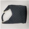 Gucci Black Canvas and Leather Shoulder Bag