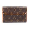 Image 1 : Louis Vuitton Brown Monogram Canvas Leather Florentine Pochette Waist Bag