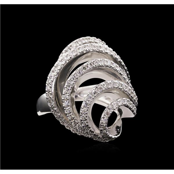 1.11 ctw Diamond Ring - 14KT White Gold