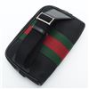 Image 2 : Gucci Black Nylon Web Red Green Waist Bag