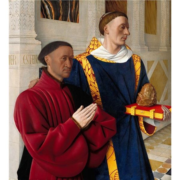 Jean Fouquet - Etienne Chevalier with St. Stephen