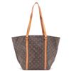 Image 1 : Louis Vuitton Brown Monogram Canvas Leather Sac Shopping Tote Bag