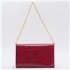 Image 3 : Louis Vuitton Red Monogram Vernis Leather Ana Clutch