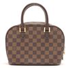 Image 1 : Louis Vuitton Damier Ebene Canvas Leather Mini Sarria Bag