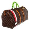 Image 3 : Louis Vuitton x Virgil Abloh Brown Multicolor Monogram Canvas Leather Trunk Lï¿½