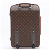 Image 3 : Louis Vuitton Brown Monogram Canvas Leather Pegase 55 cm Rolling Luggage
