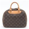 Image 2 : Louis Vuitton Brown Monogram Canvas Leather Trouville Satchel Bag
