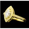 Image 1 : 1.20 ctw Diamond Ring - 18KT Yellow Gold