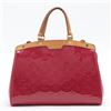Image 1 : Louis Vuitton Red Monogram Vernis Leather Brea MM Satchel Bag