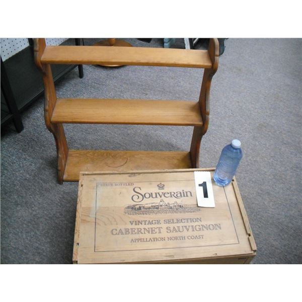 Wooden Shelf / Wooden Wine Box