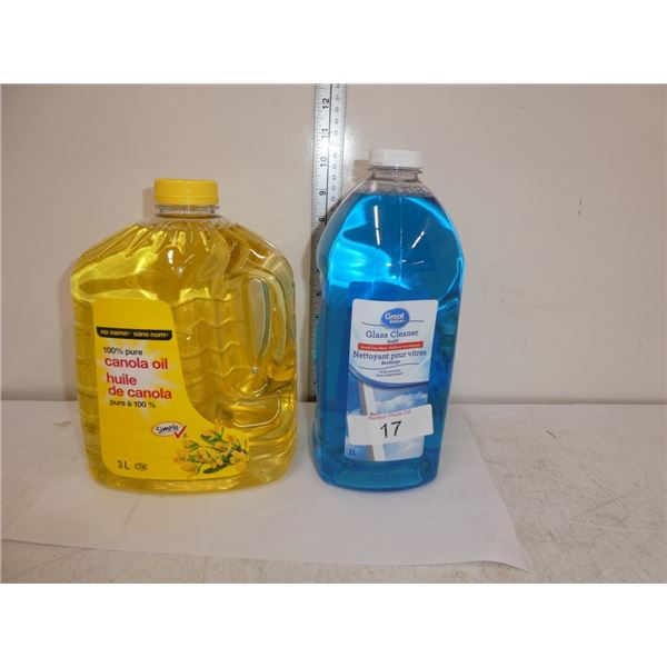 New Canola Oil / Glass Cleaner