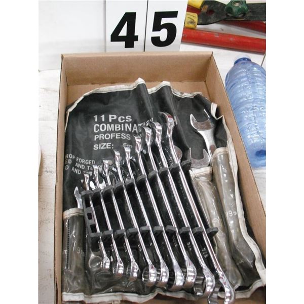 2 Sets  Combination Wrenches SAE / MM