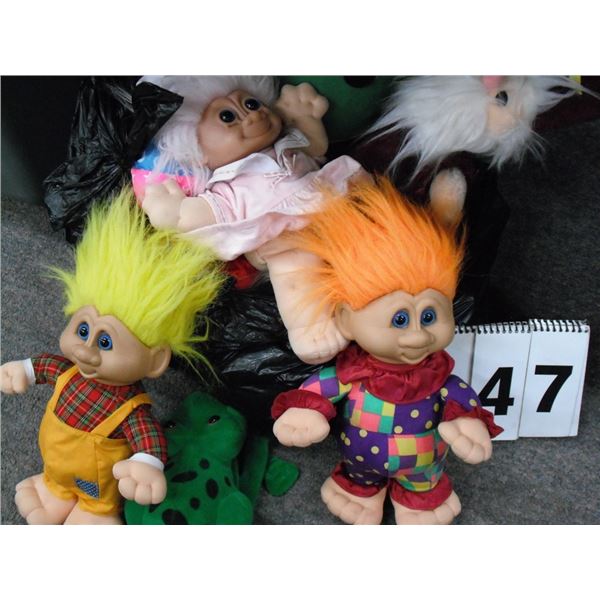 Misc Lot Troll Dolls