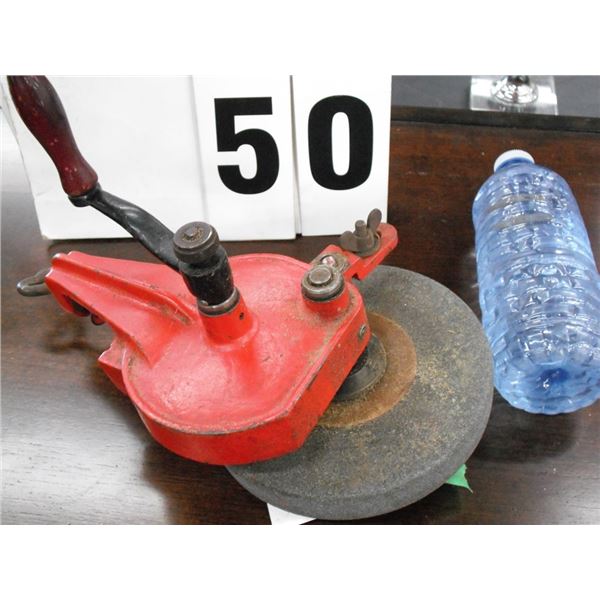 Vintage Bench Grinding Stone
