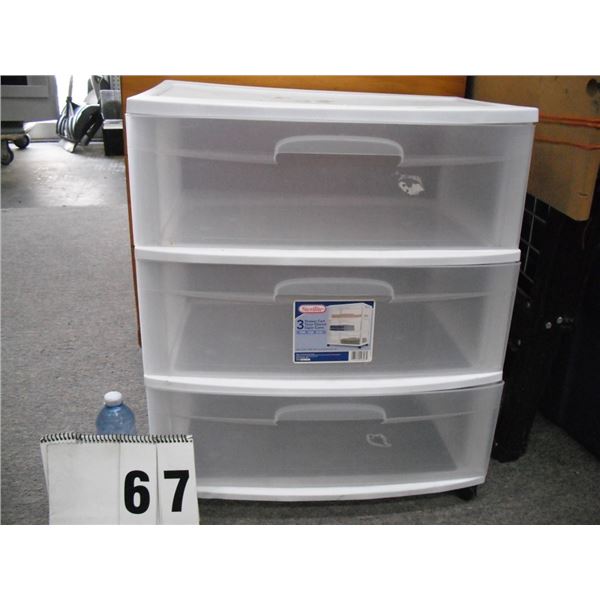 Sterilite 3 Drawer Cart Missing One Wheel